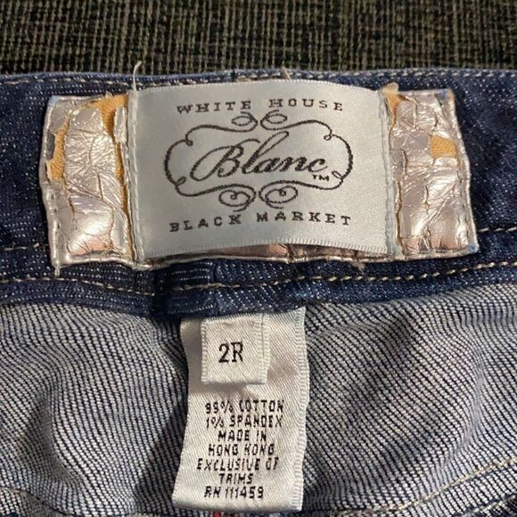 🎁 🎁WHITE HOUSE BLACK MARKET BLANC SIZE 8 REGULAR!! - Picture 3 of 7